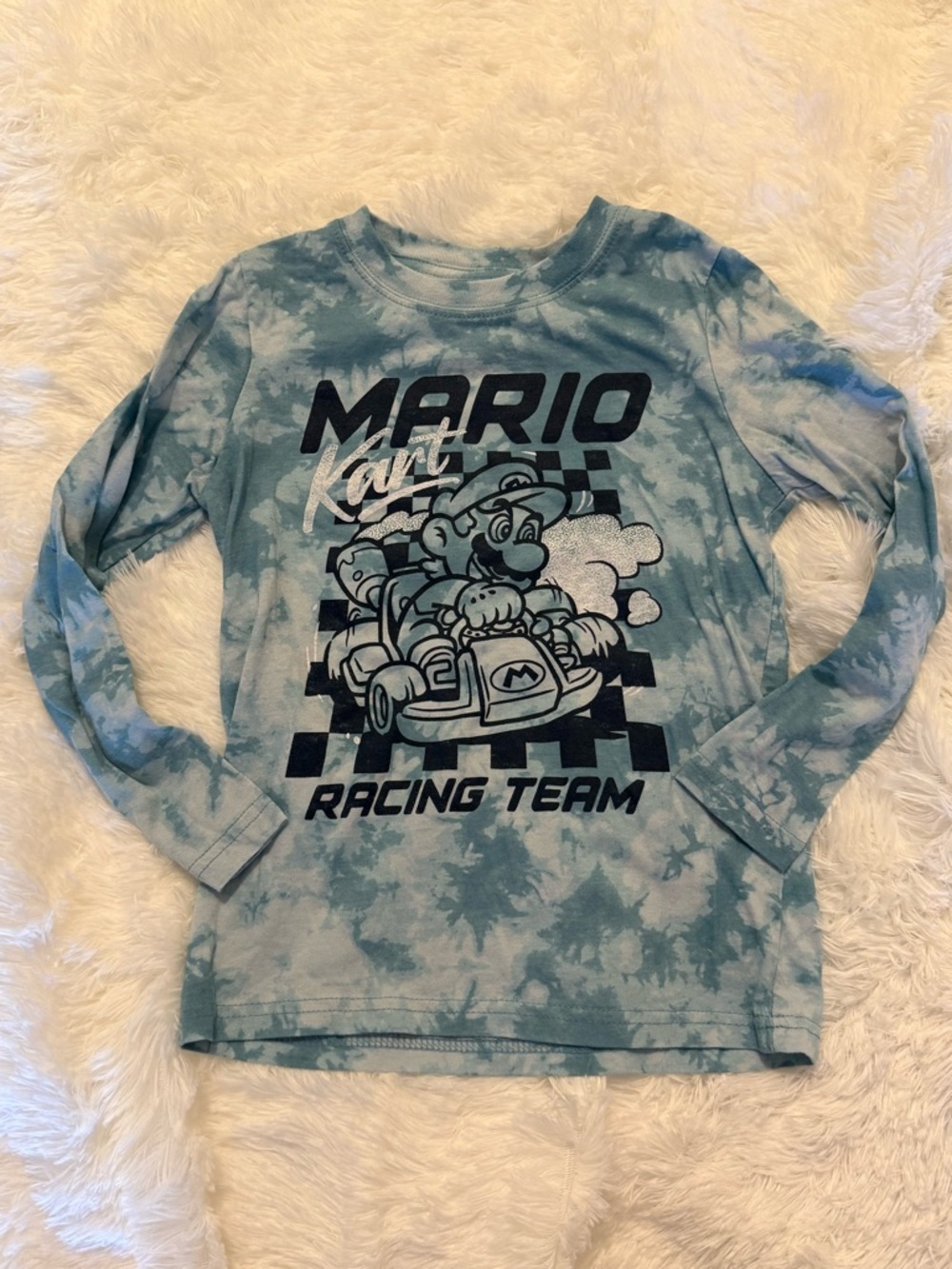Mario Kart Boys Long Sleeve Tee